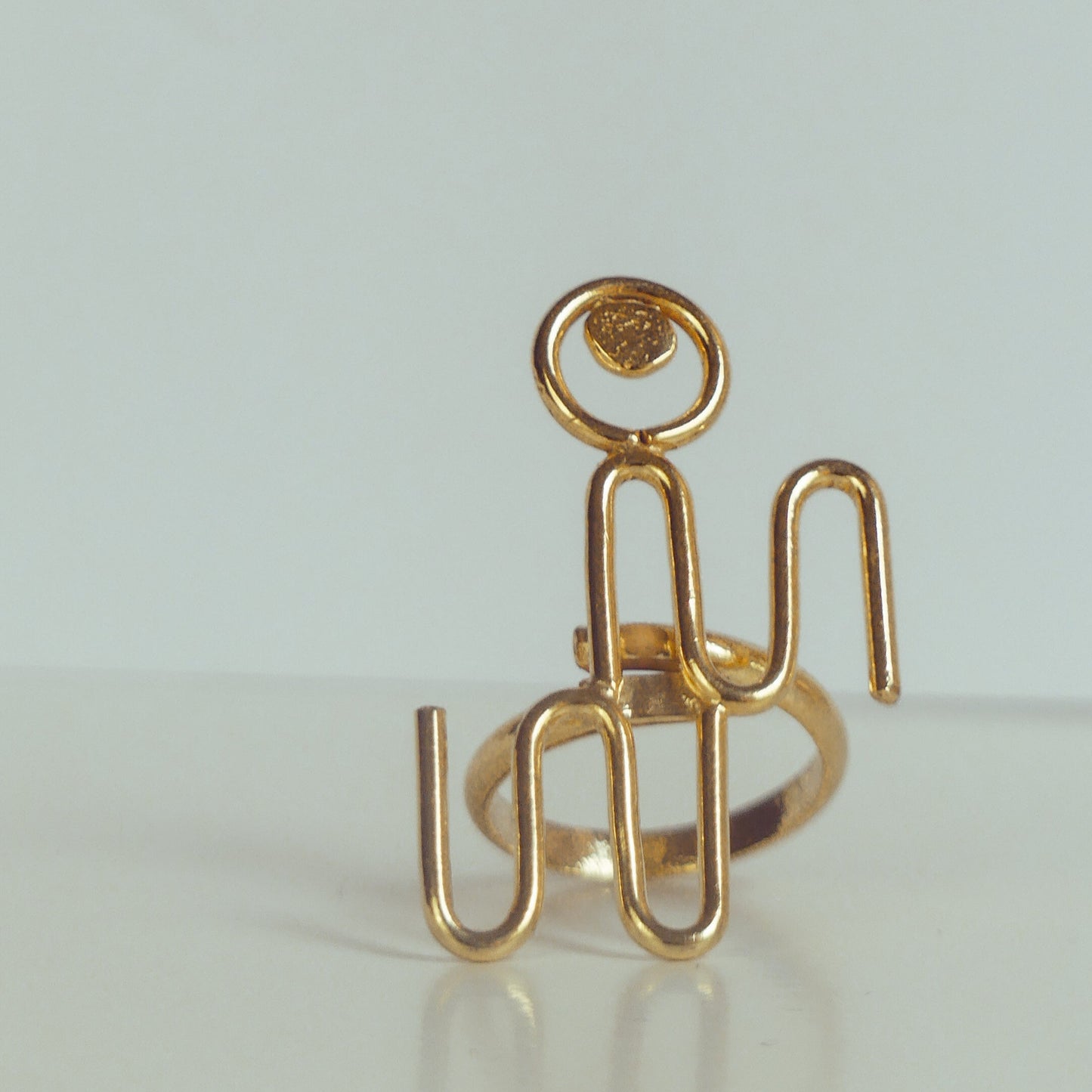Bague N – Nom ajustable