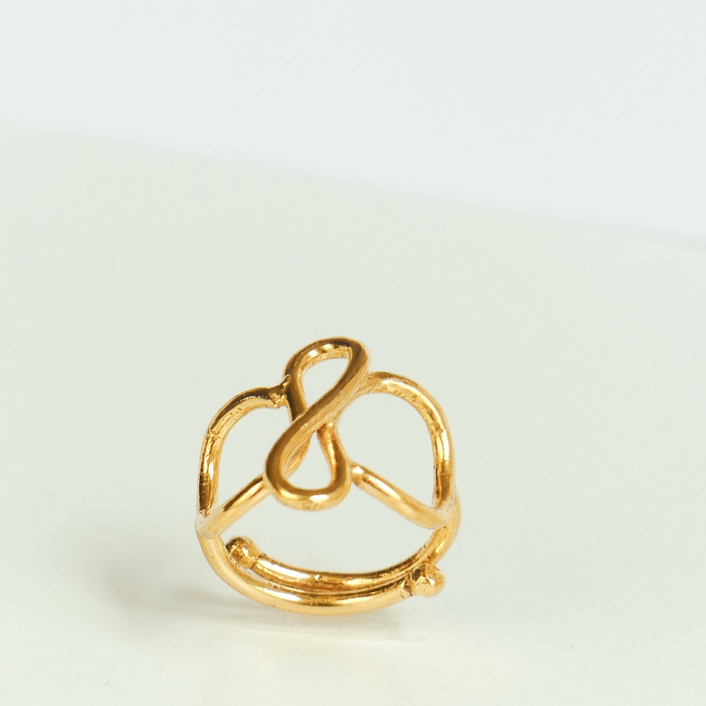 Mini Bague en bronze GG