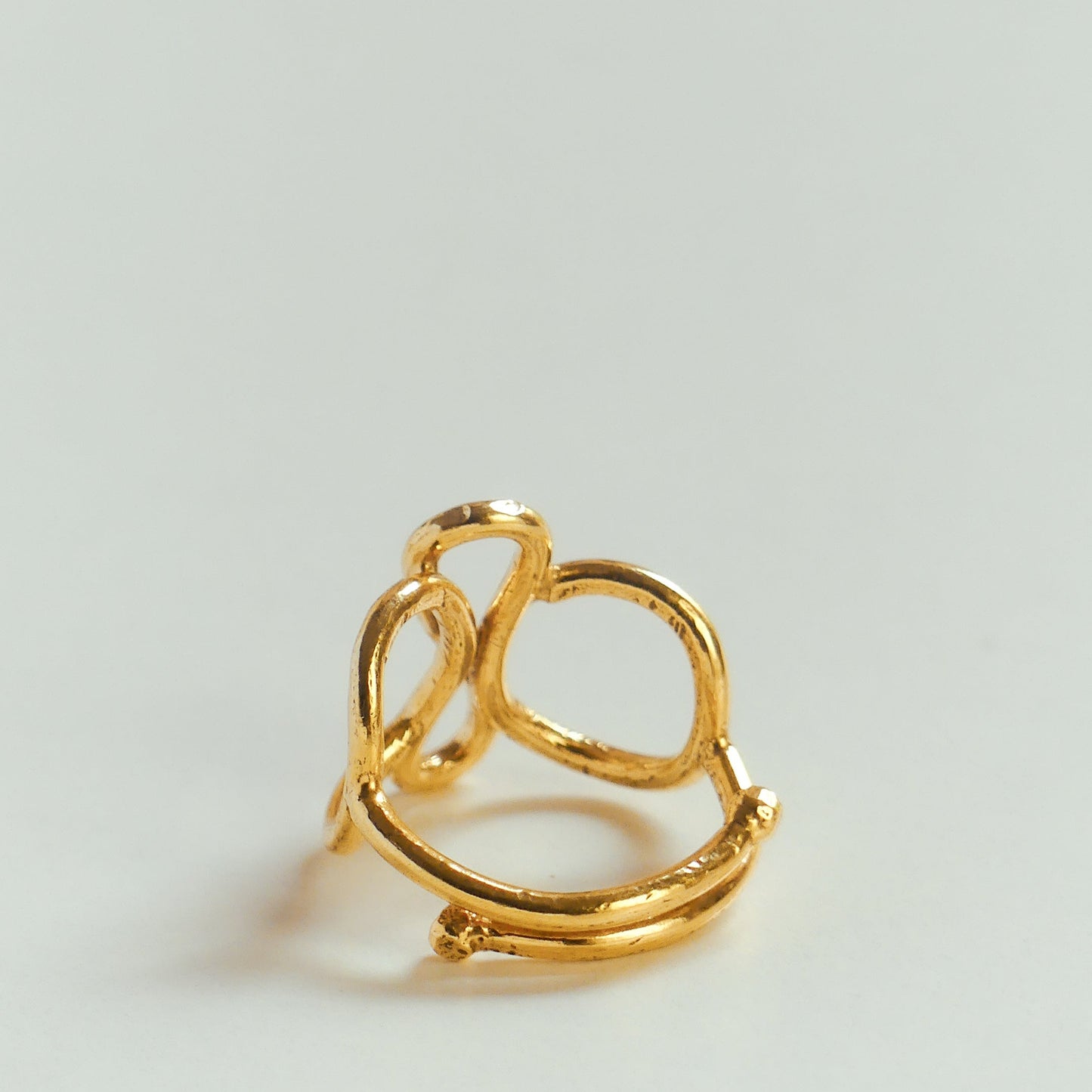 Mini Bague en bronze GG