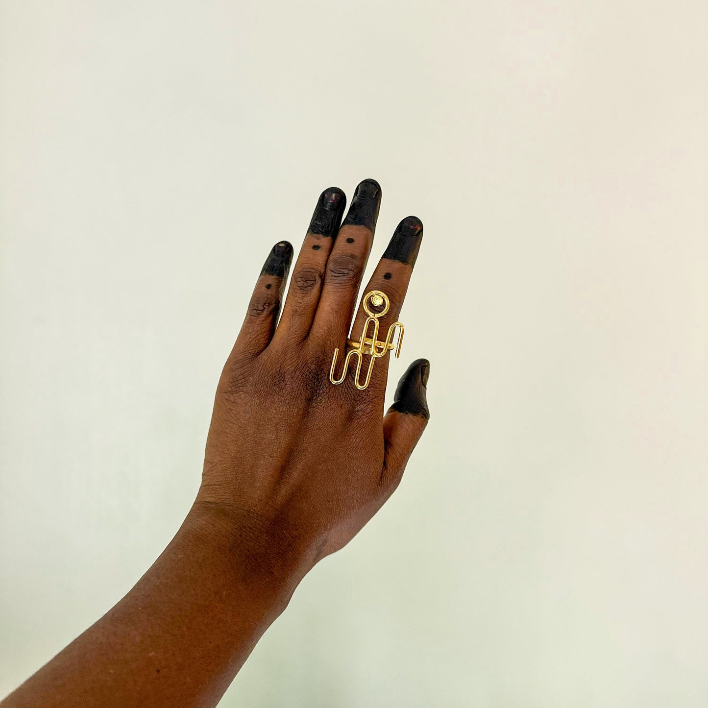 Bague N – Nom ajustable