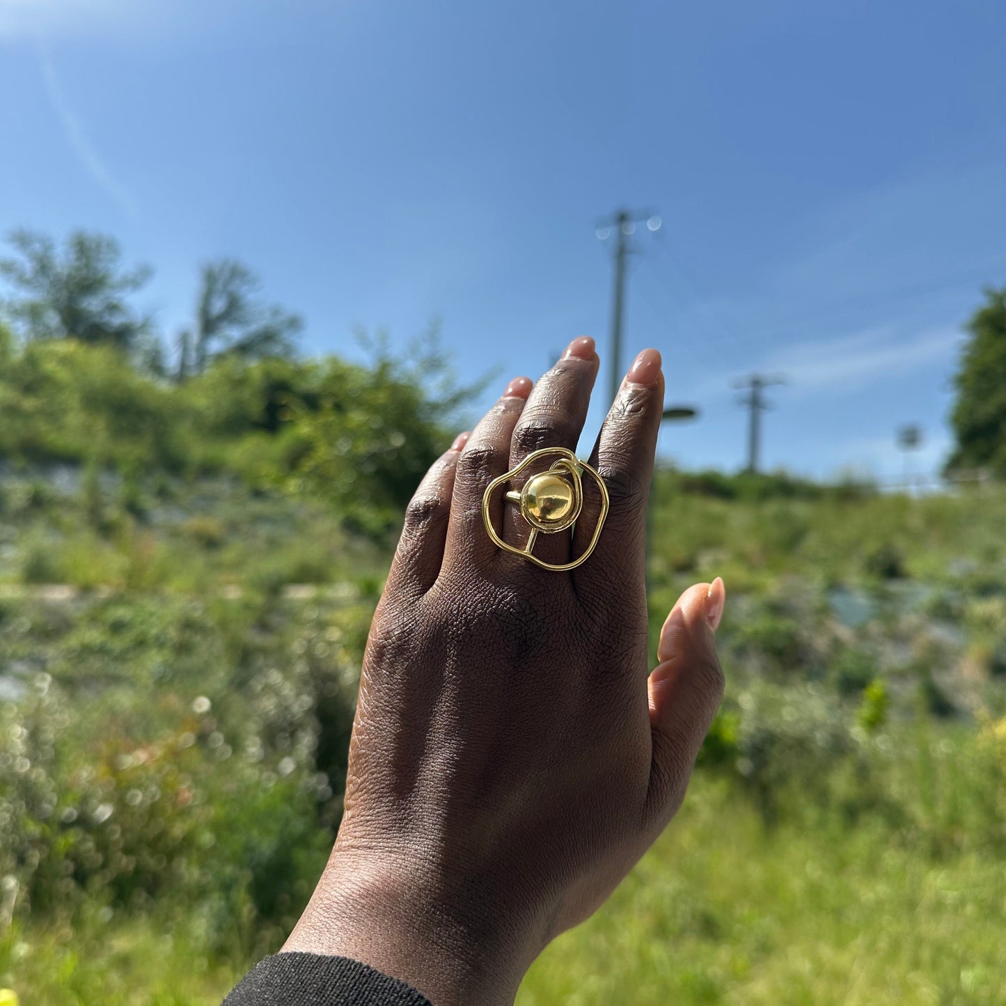 Bague en bronze Sabine