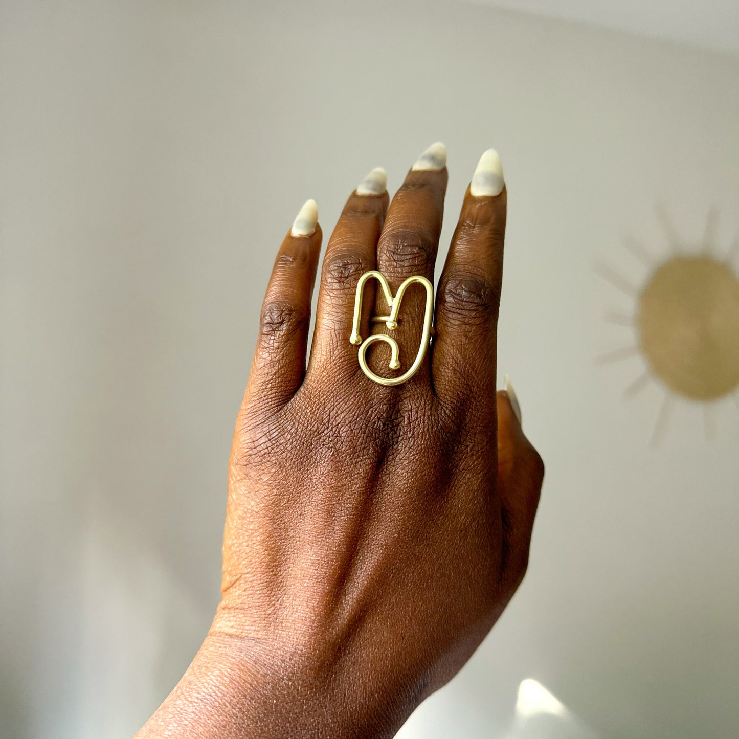 Bague Ethnique en Bronze MG