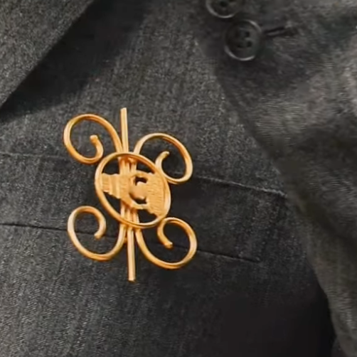 Broche Ethnique en Bronze