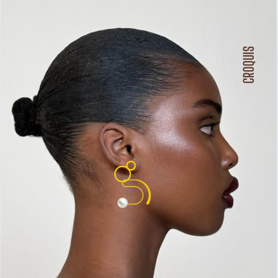 Boucles d’oreille C – Courage