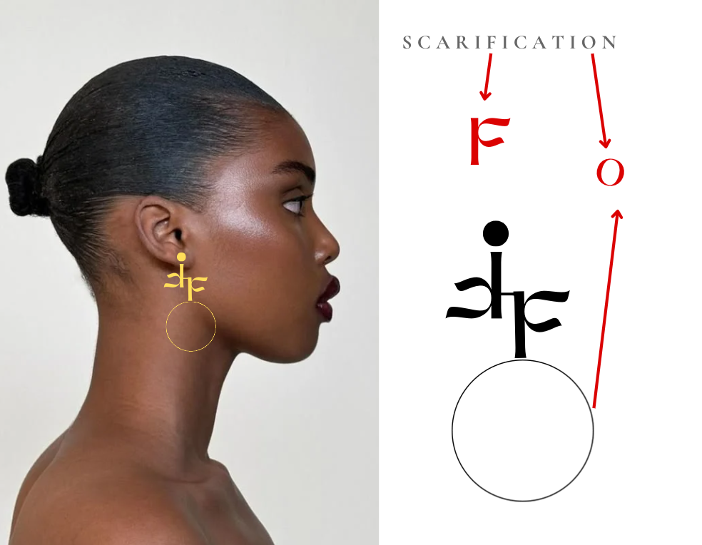 Boucles d’oreille F – Fierté