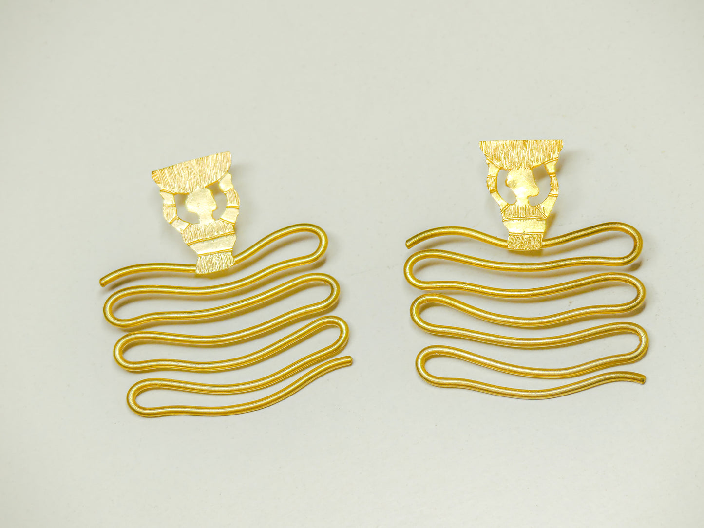 Boucles d'oreille en Bronze Bigué