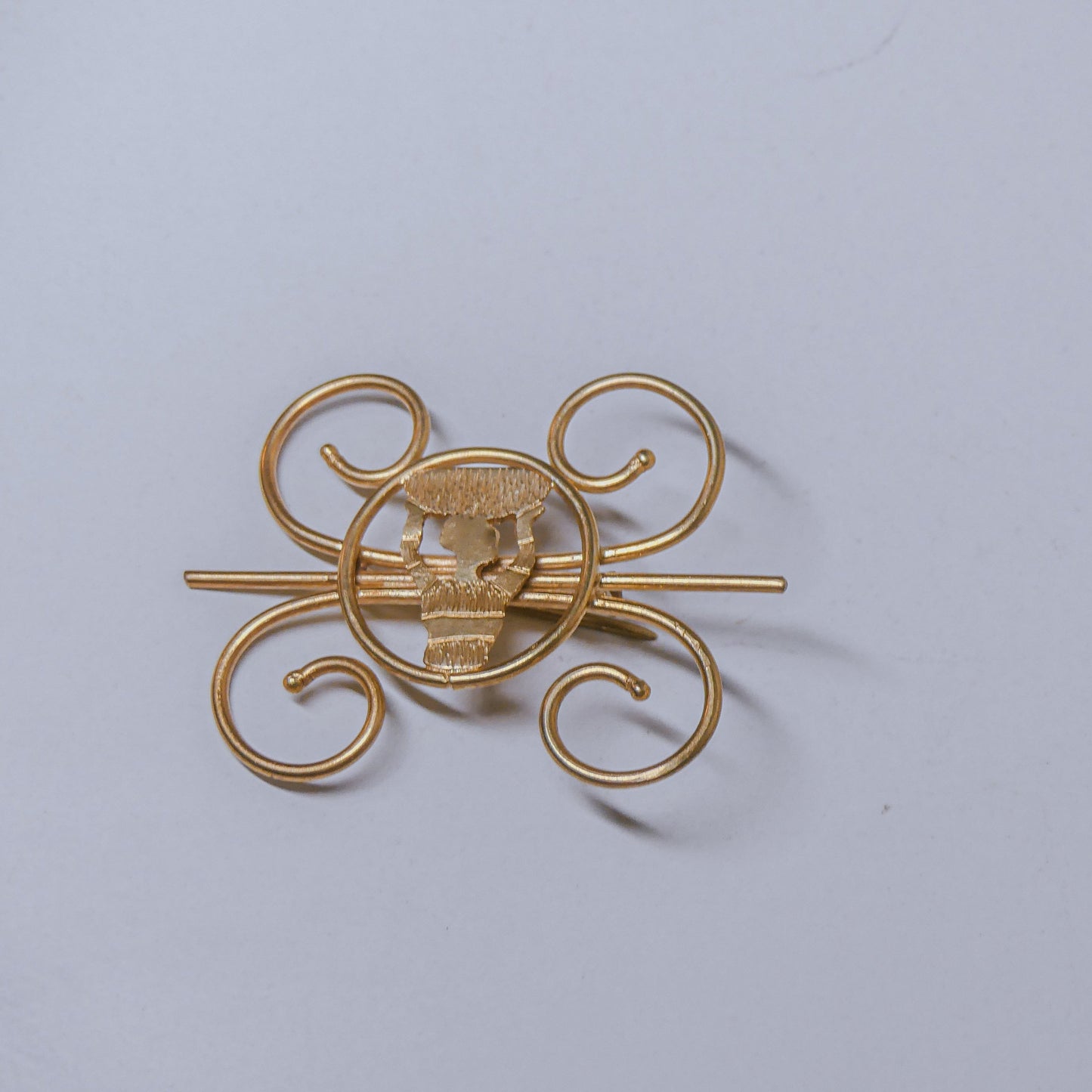 Broche Ethnique en Bronze