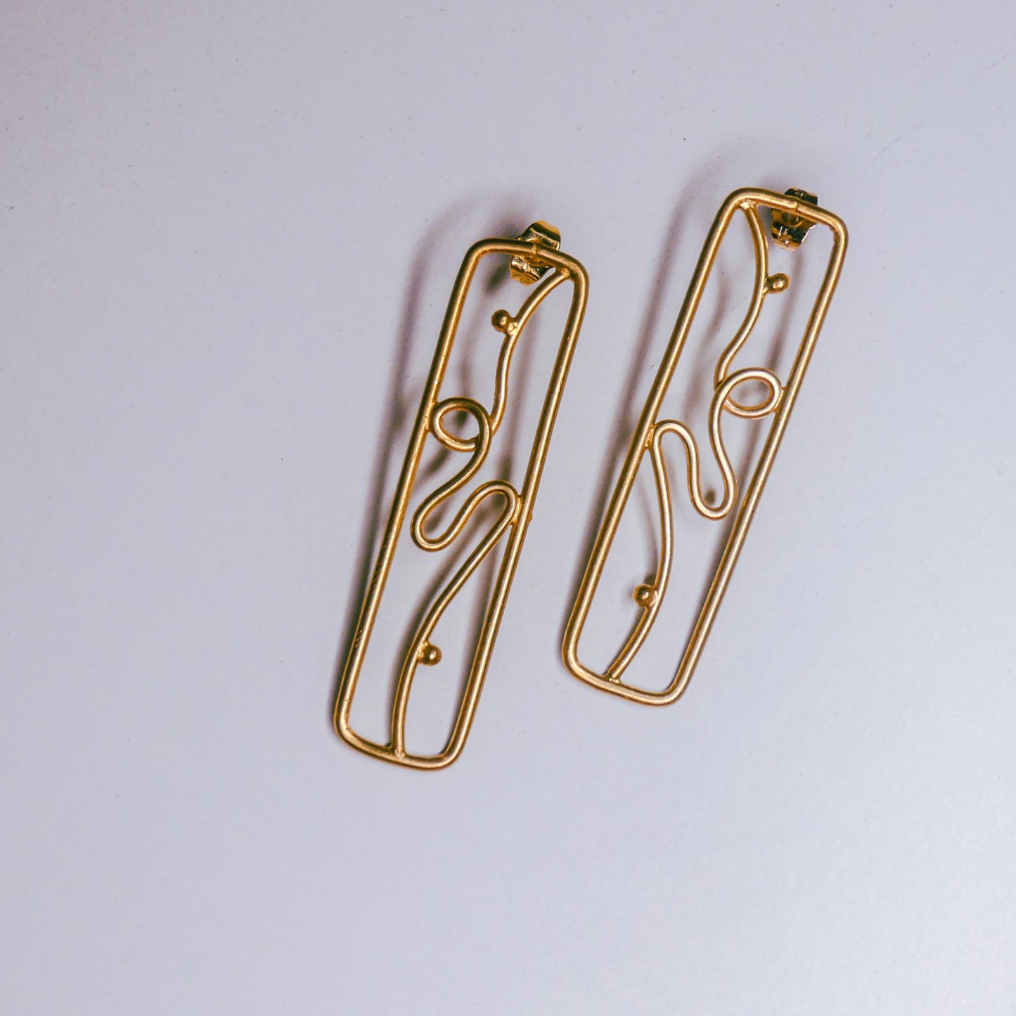 Mahélya Bronze Earrings
