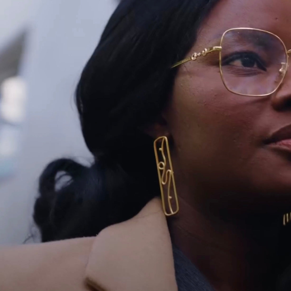 Boucles d'oreille en Bronze Mahélya