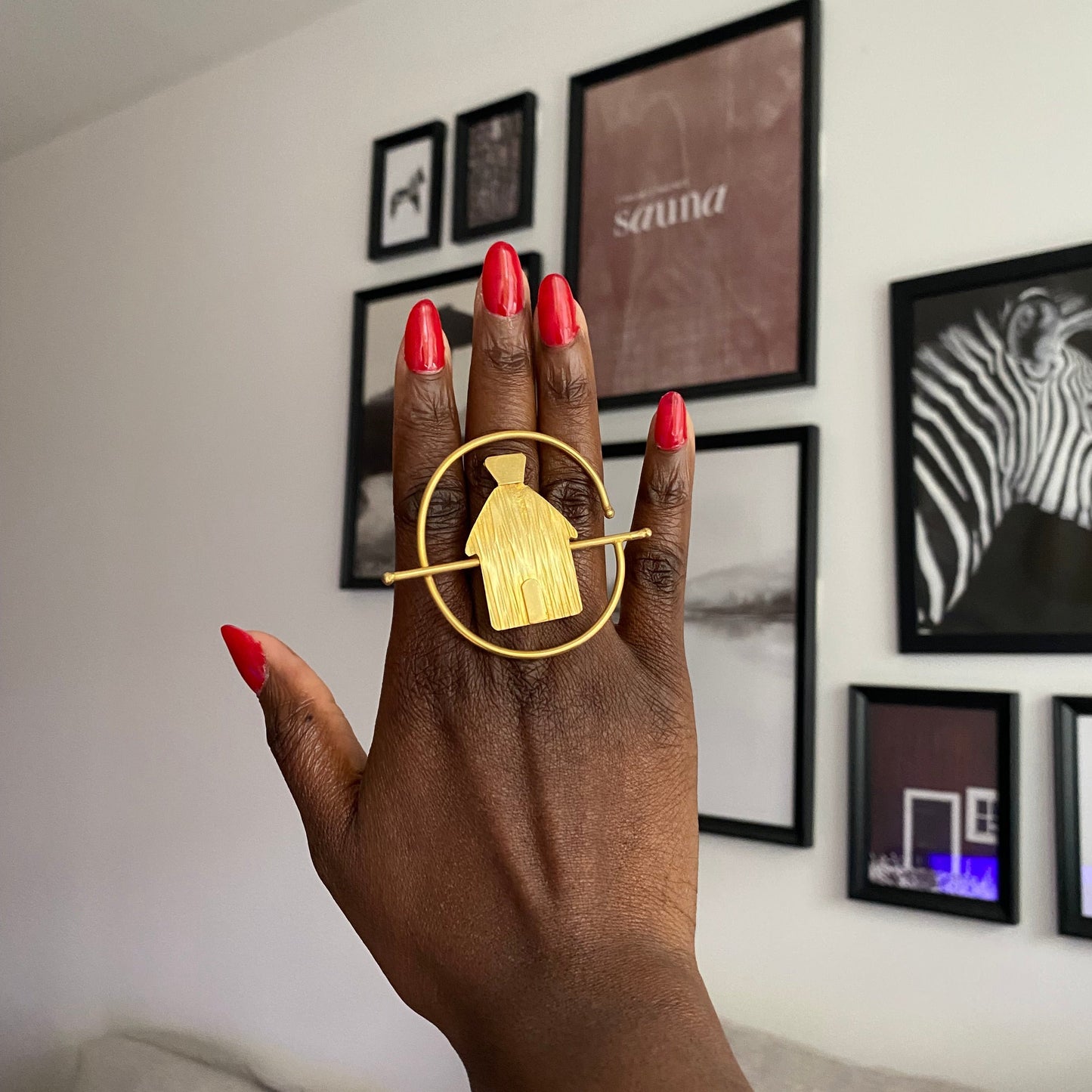 Bague Ethnique en Bronze Mossane