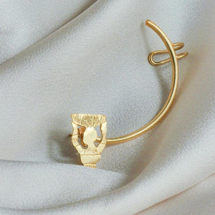 Boucle d'oreille en Bronze Hawo