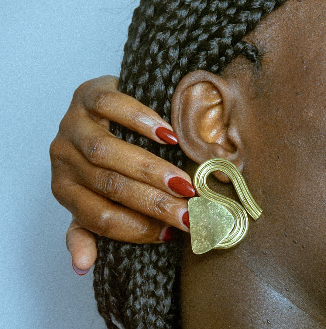 Boucle d'oreille en Bronze Milie