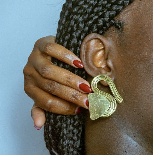 Boucle d'oreille en Bronze Milie