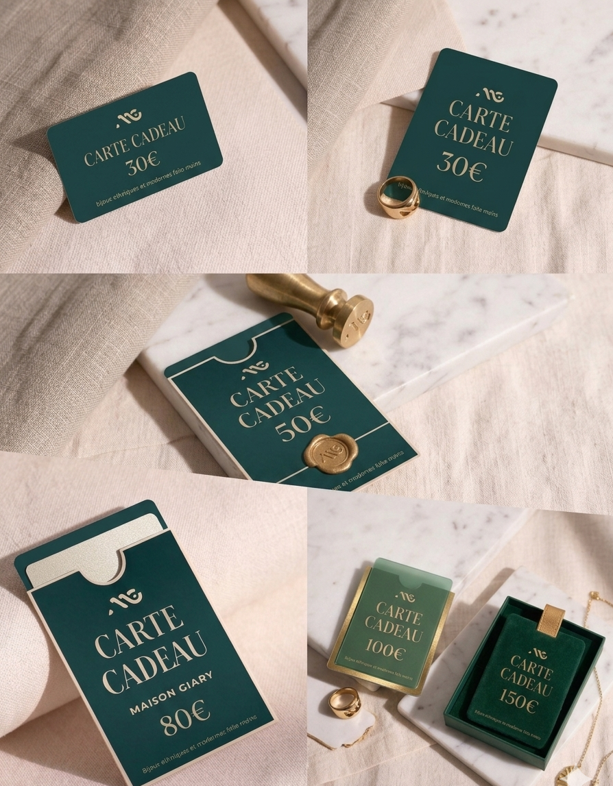🎁 Nos Cartes Cadeaux, une Liberté de Choisir