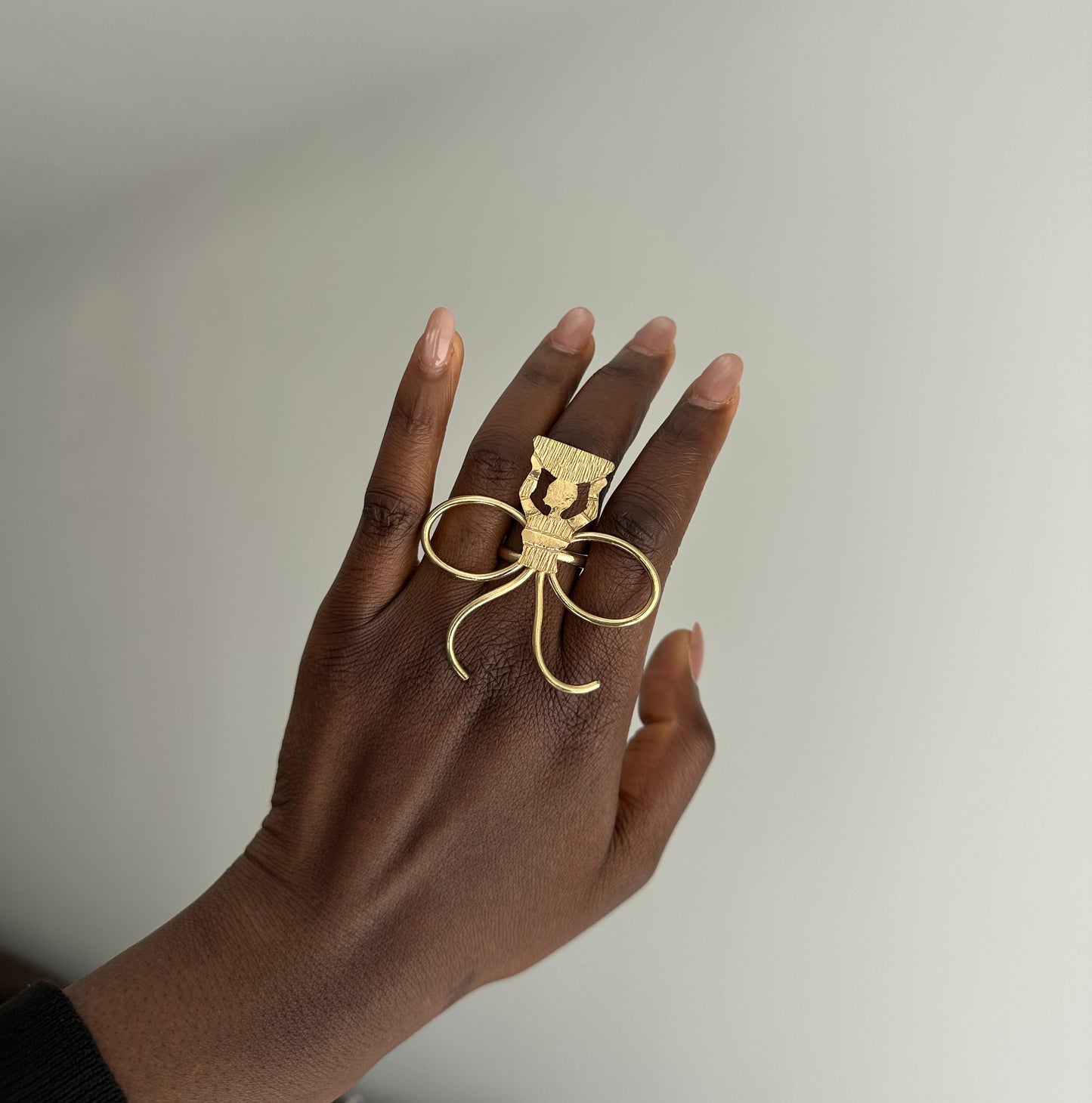 Bague Ethnique en Bronze Tening