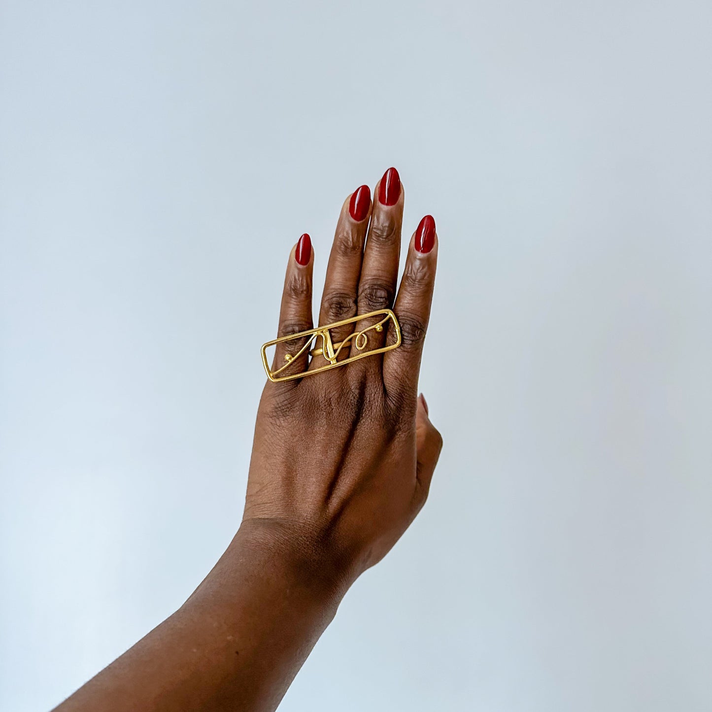 Bague Ethnique en Bronze Mahelya