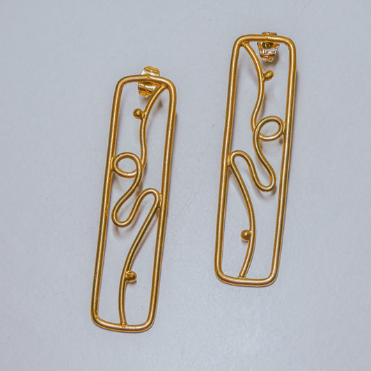 Boucles d'oreille en Bronze Mahélya