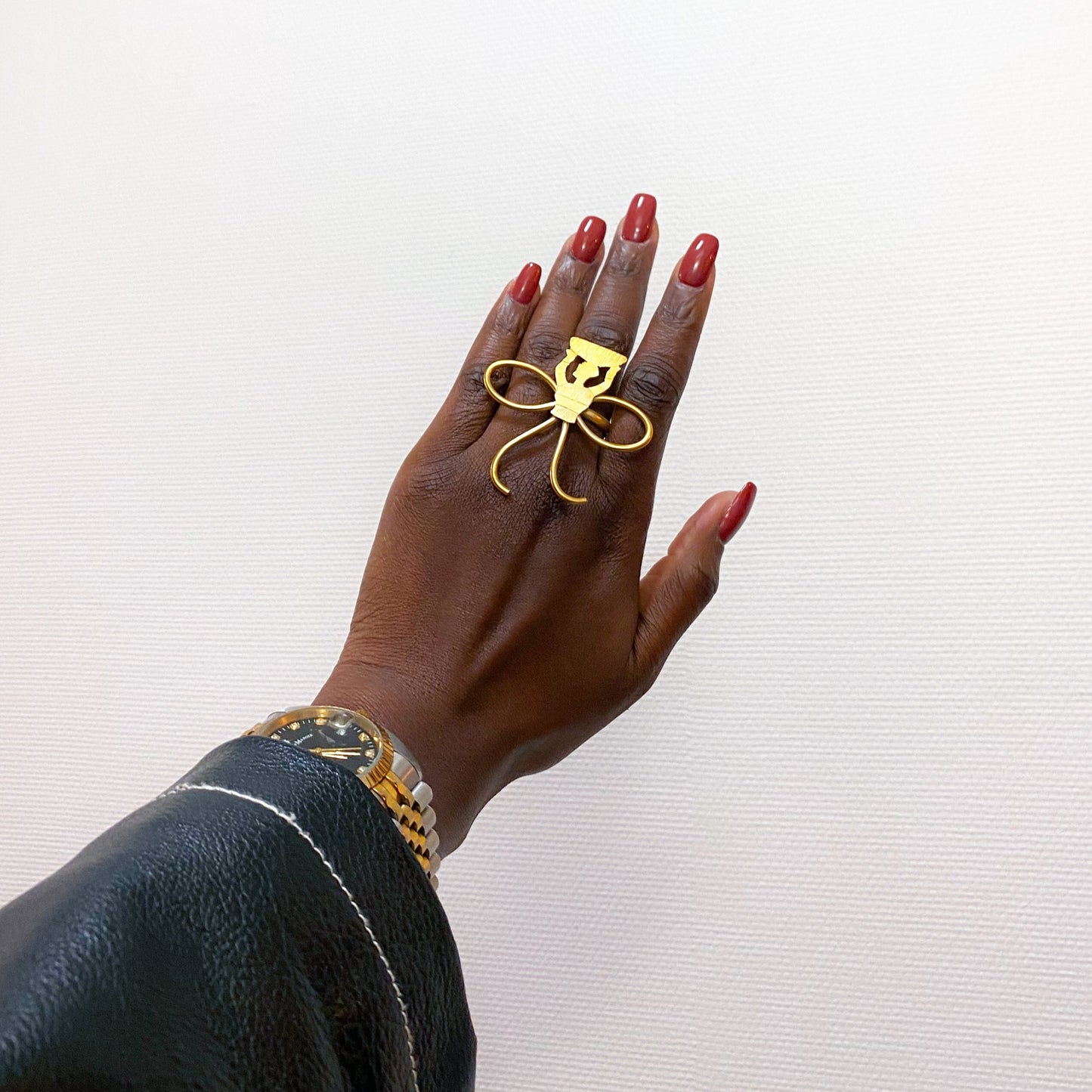 Bague Ethnique en Bronze Tening