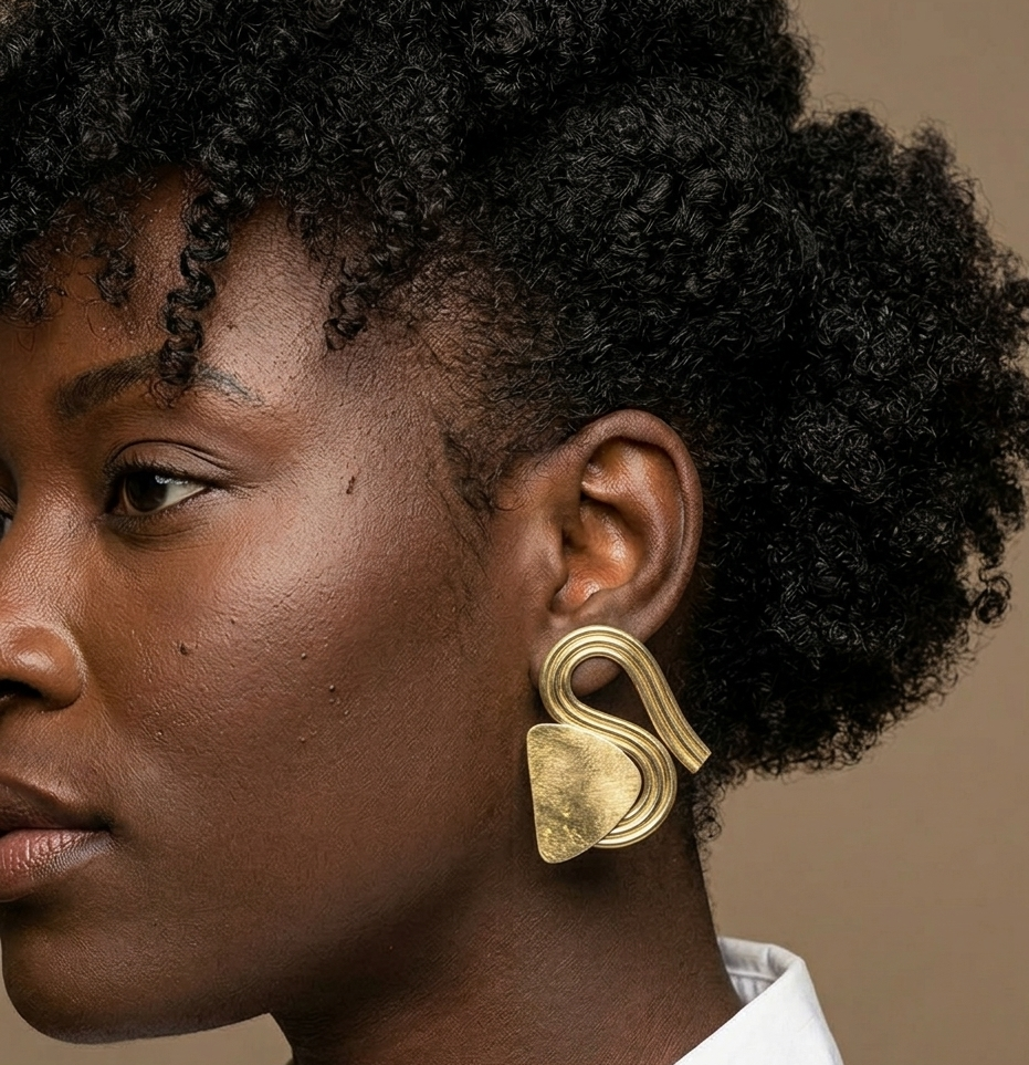 Boucle d'oreille en Bronze Milie