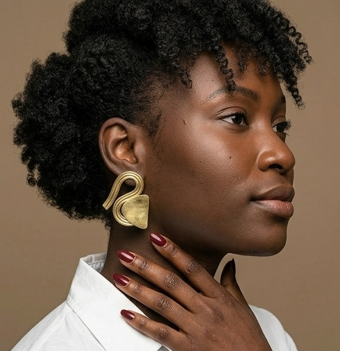 Boucle d'oreille en Bronze Milie