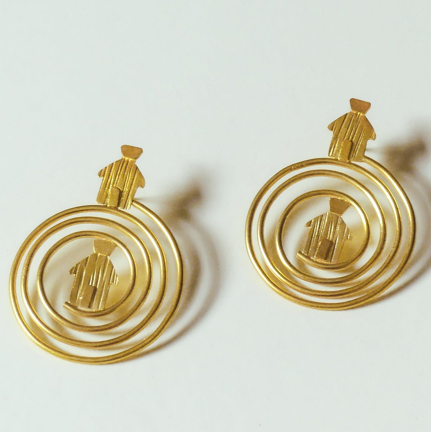 Boucles d'oreille en Bronze Loti