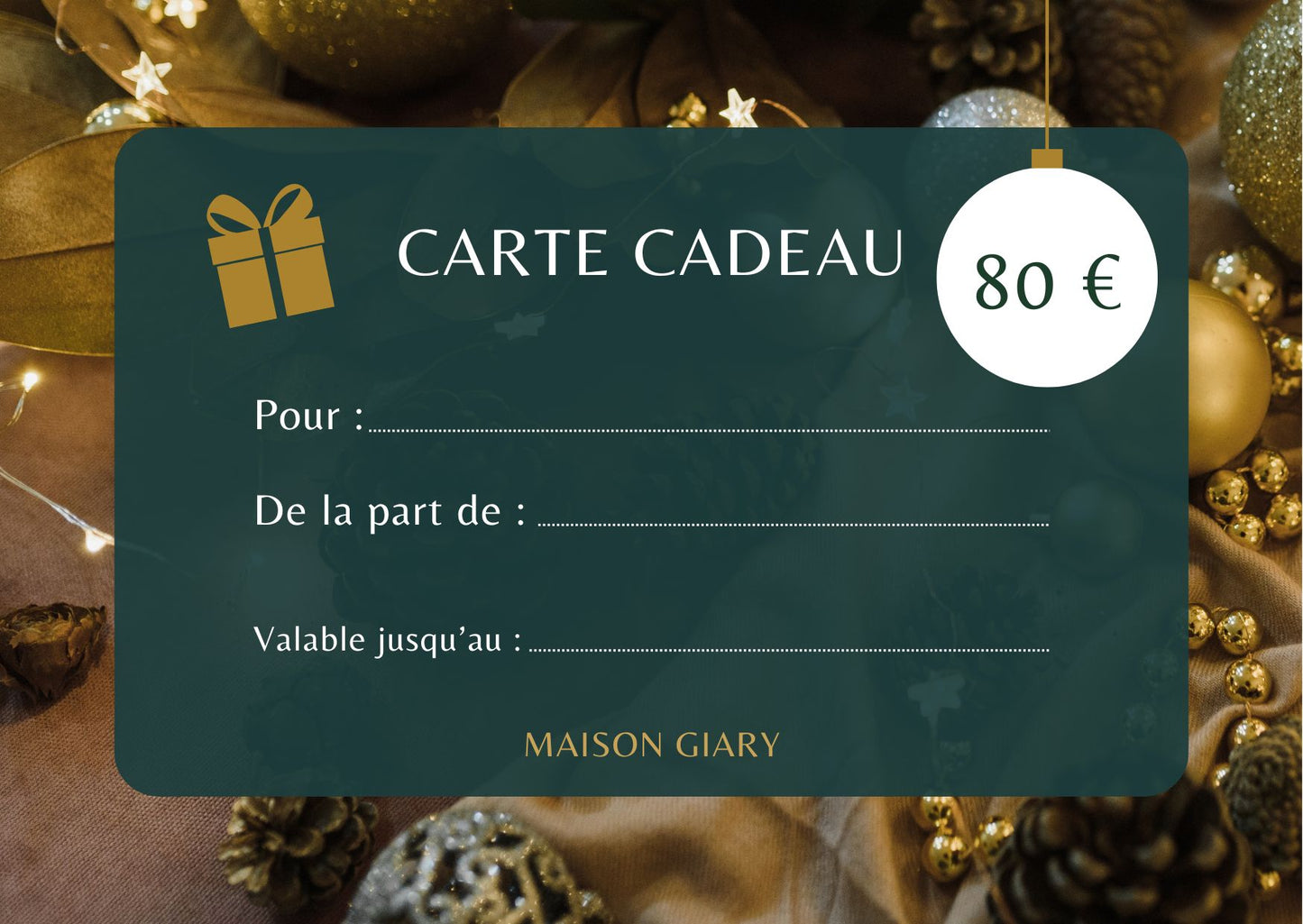 🎁 Nos Cartes Cadeaux, une Liberté de Choisir