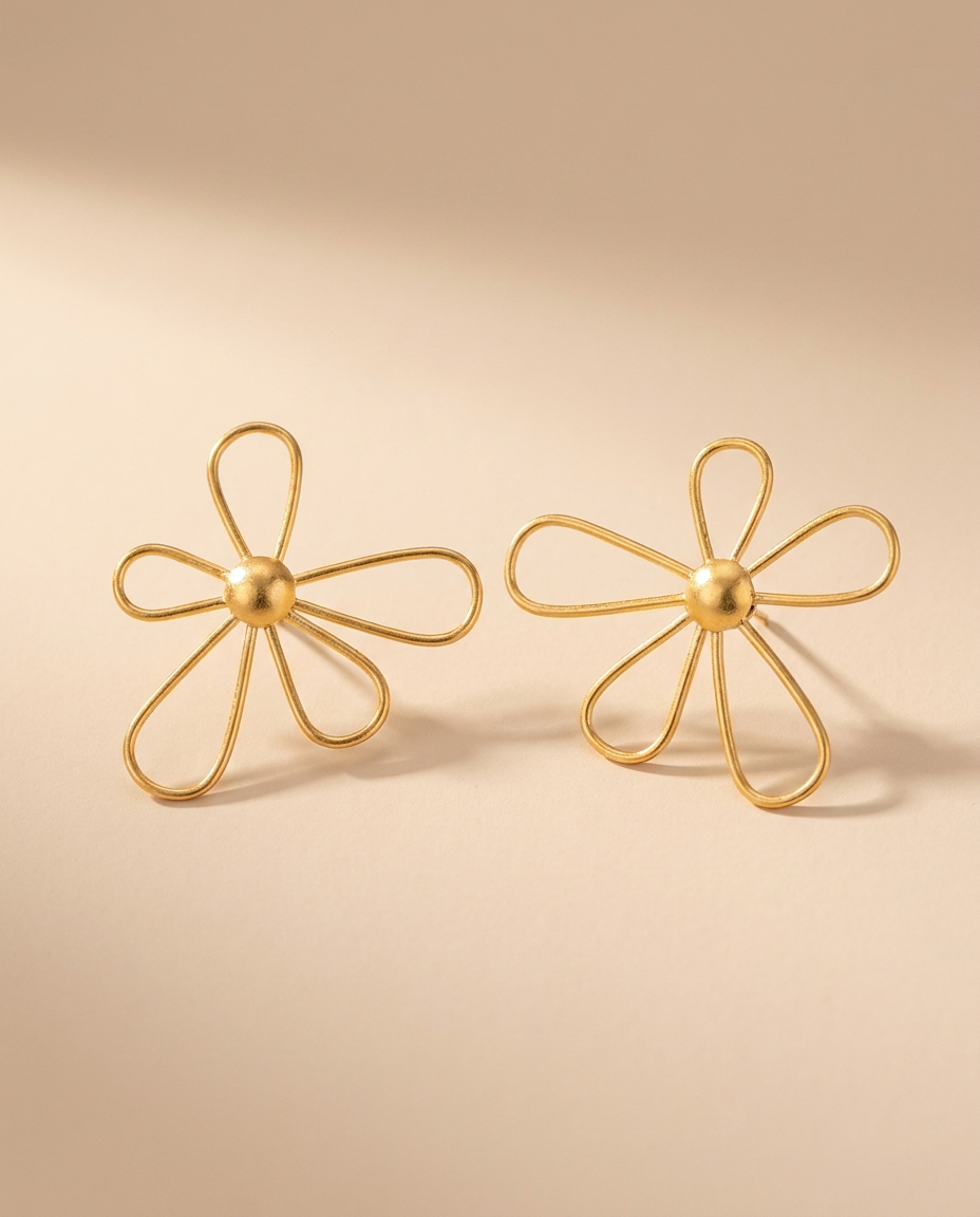 Boucles d'oreille en Bronze Whévo — photo studio Maison Giary
