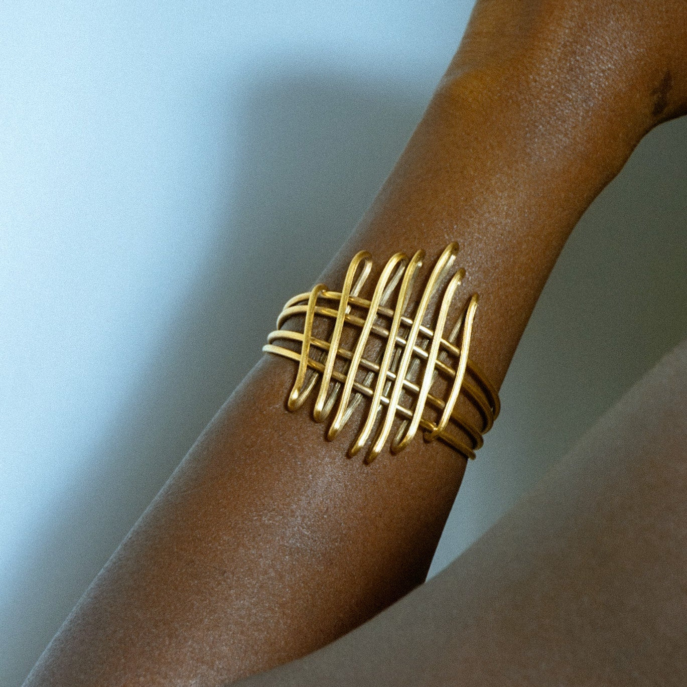 Bracelet en Bronze Zigzag
