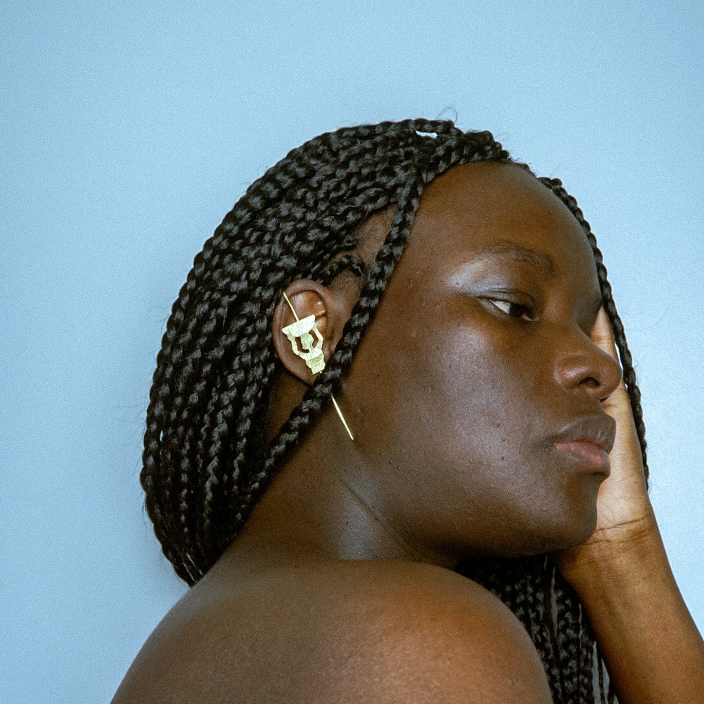 Boucle d'oreille en Bronze Jabar