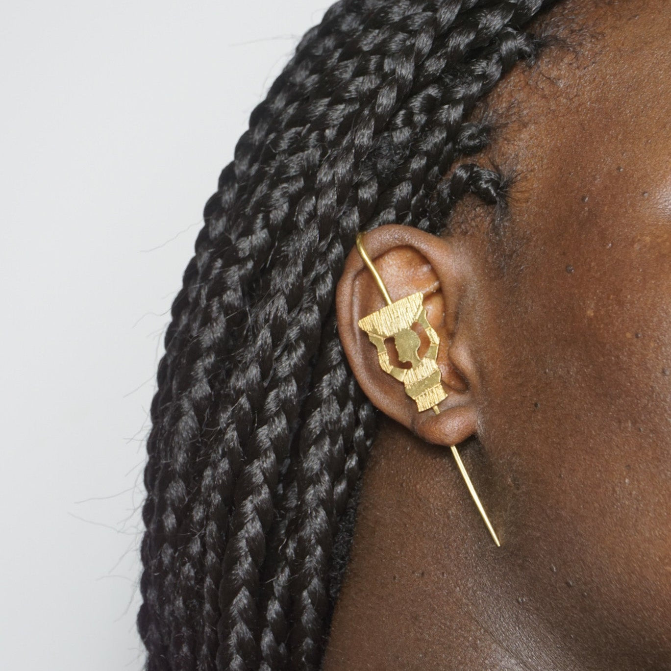 Boucle d'oreille en Bronze Jabar