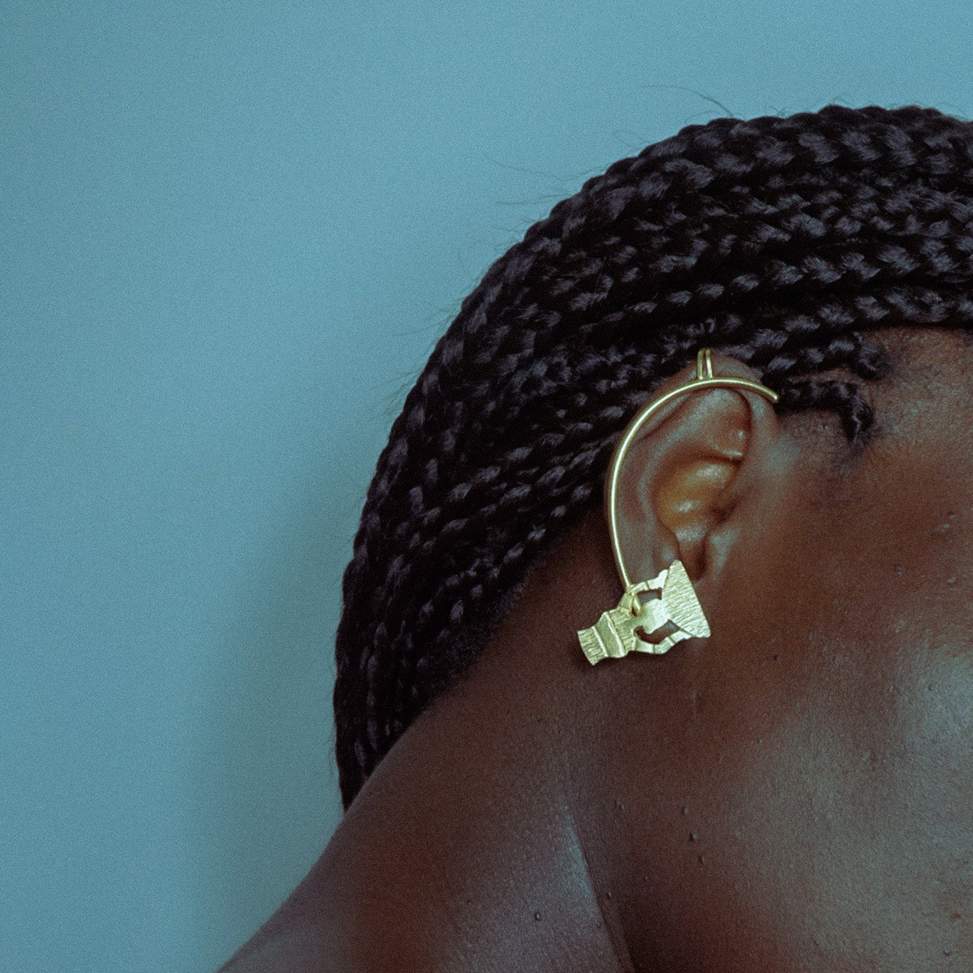 Boucle d'oreille en Bronze Hawo