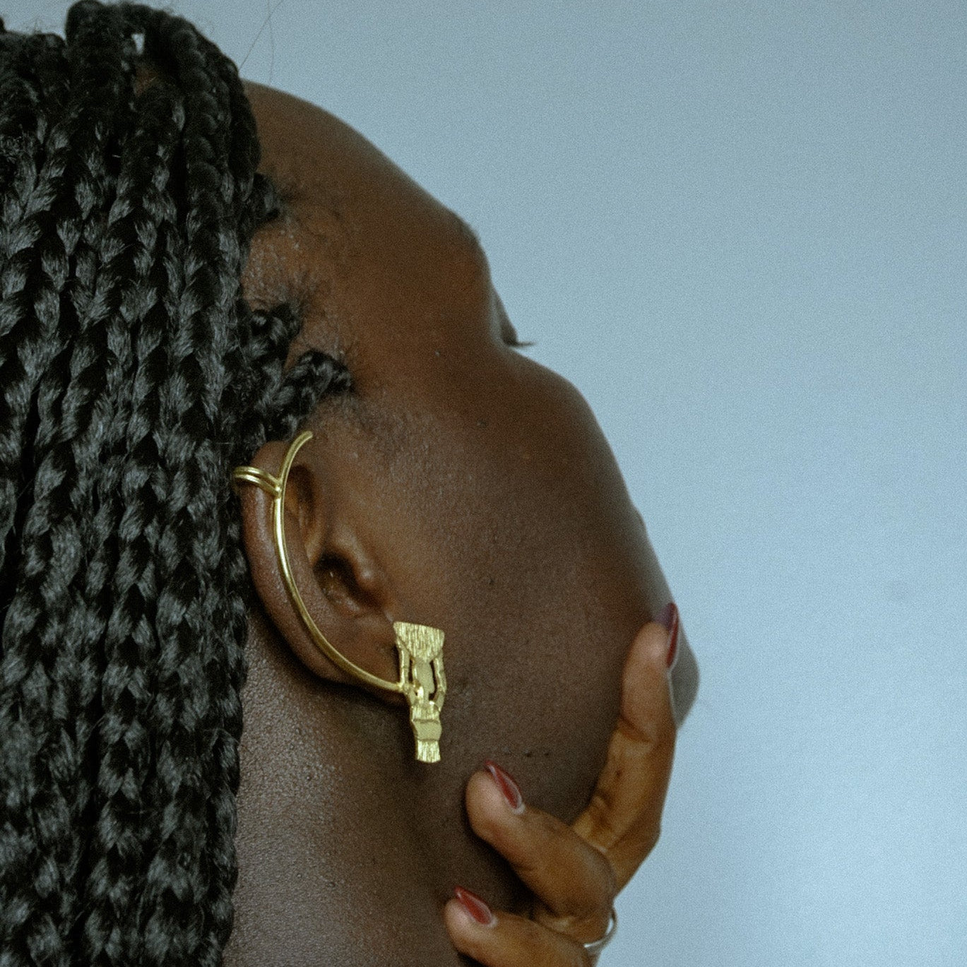 Boucle d'oreille en Bronze Hawo